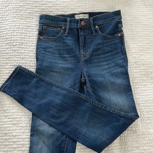 Madewell 10 inch High Rise Skinny
